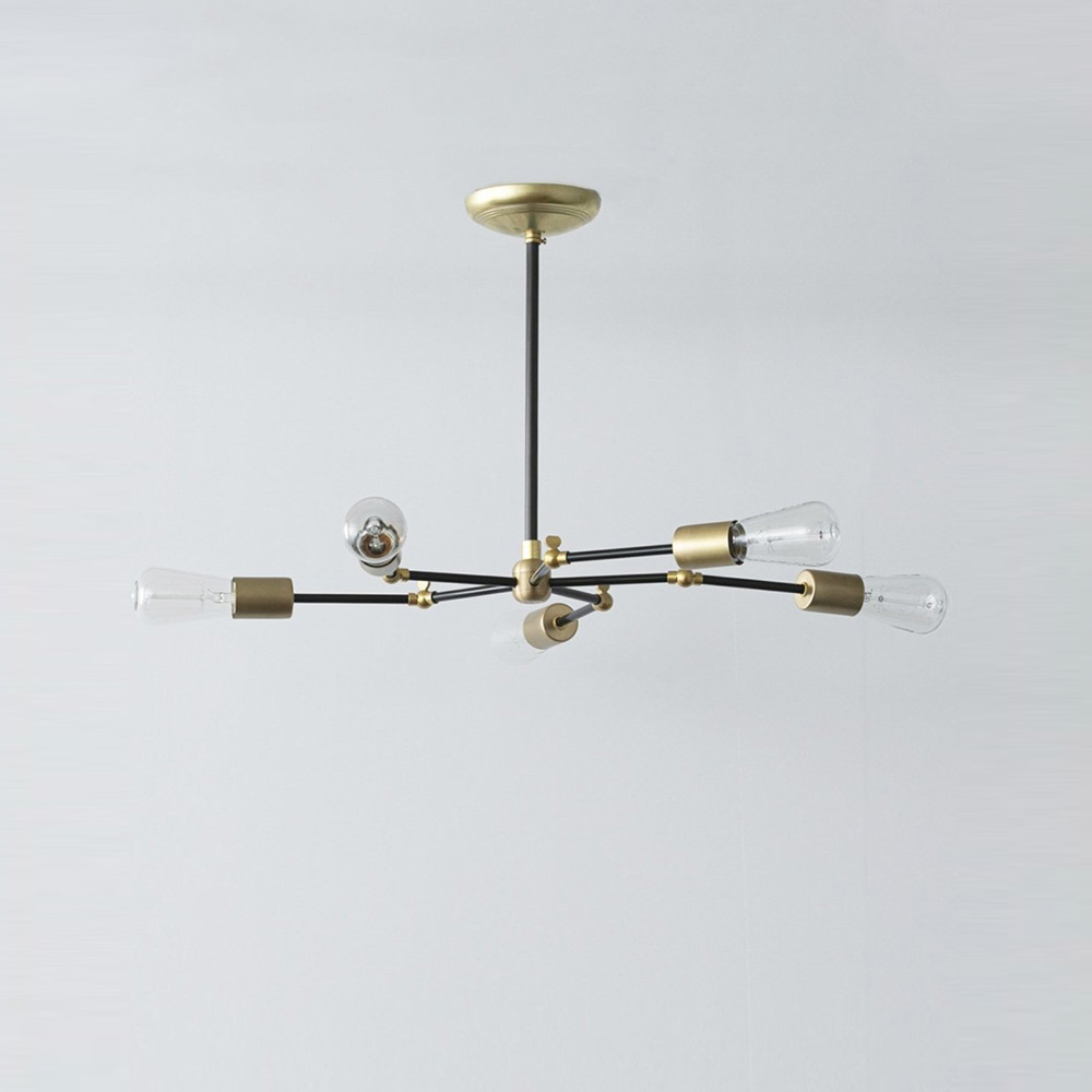 SOLID BRASS LAMP 5ARM / BLACK / ACME Furniture（アクメファニチャー） / ペンダントライト / ACM10238_dt_02.jpg