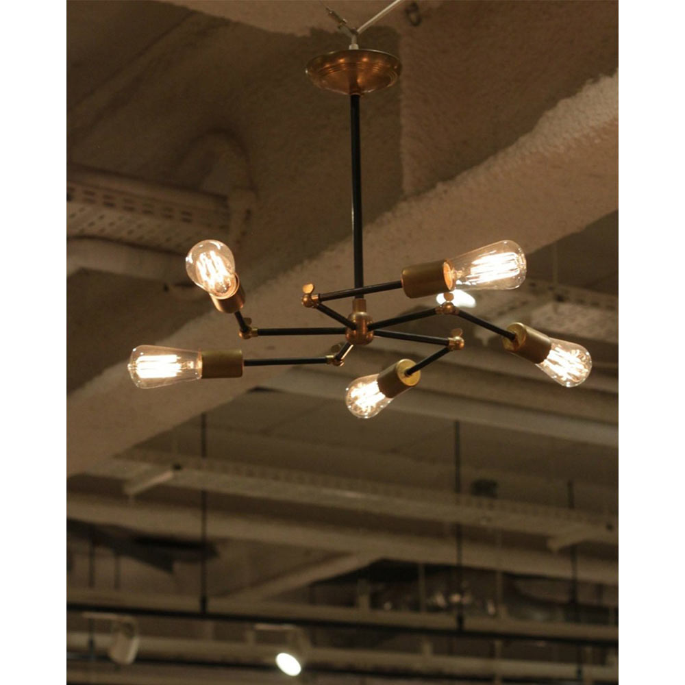 SOLID BRASS LAMP 5ARM / BLACK / ACME Furniture（アクメファニチャー） / ペンダントライト / ACM10238_dt_12.jpg