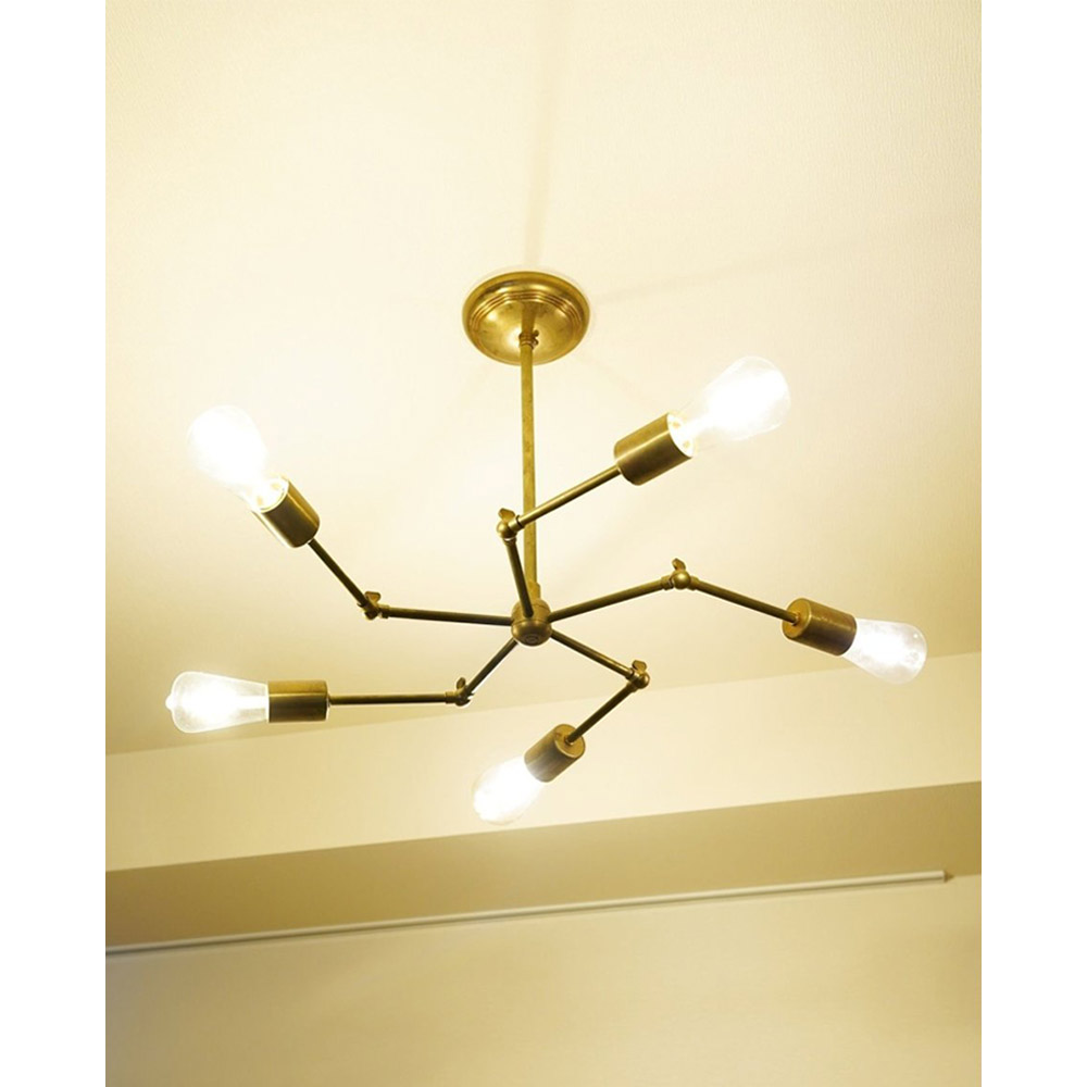 SOLID BRASS LAMP 5ARM / BRASS / ACME Furniture（アクメファニチャー） / ペンダントライト / ACM10239_dt_08.jpg