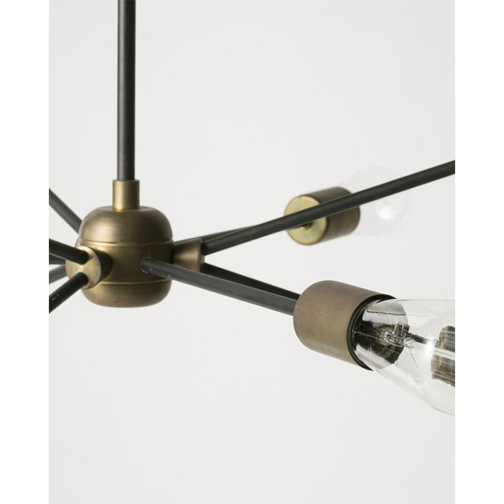 SOLID BRASS LAMP 9ARM / BLACK / ACME Furniture（アクメファニチャー） / ペンダントライト / ACM10240_dt_07.jpg