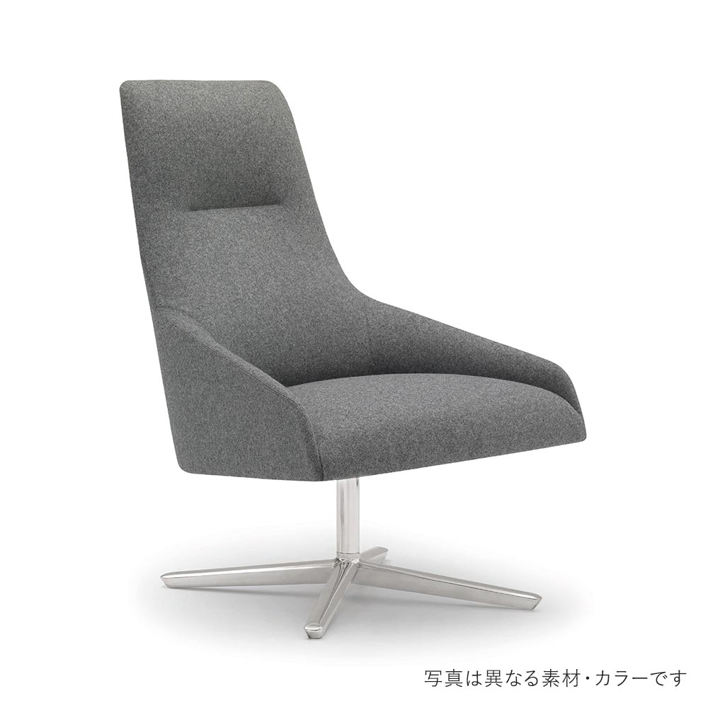 Alya High back lounge chair BU1520 aluminum 4star Black Gabriel Capture / Andreu World（アンドリューワールド） / ラウンジチェア / AND10024BLK_ma.jpg