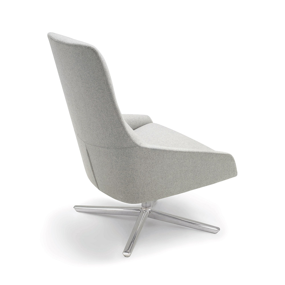 Alya High back lounge chair BU1520 aluminum 4star Polished Gabriel Capture / Andreu World（アンドリューワールド） / ラウンジチェア / AND10025_dt_01.jpg
