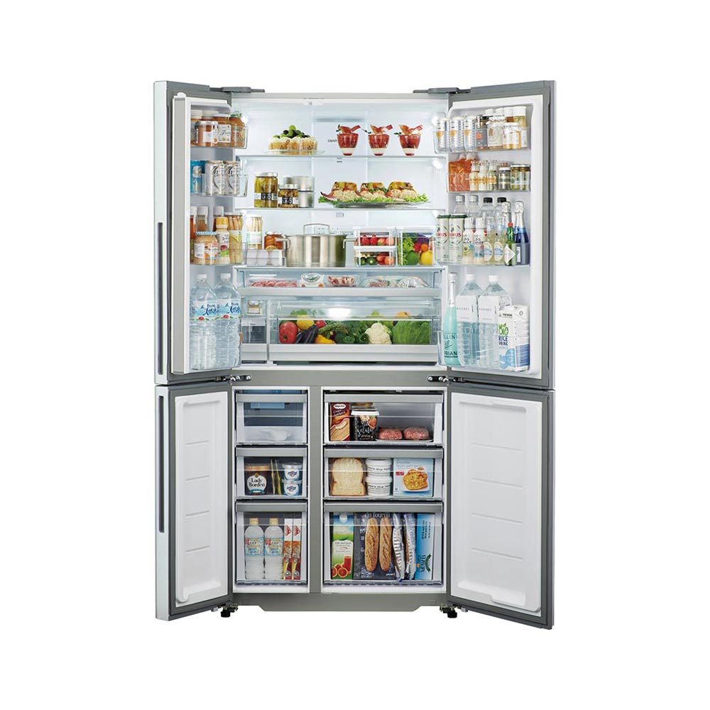 AQUA (アクア) AQUA 4ドア冷凍冷蔵庫 512L サテンシルバー AQR-TZ51N S (観音開き)  家具、家電のサブスク・レンタルなら【subsclife（サブスクライフ）】