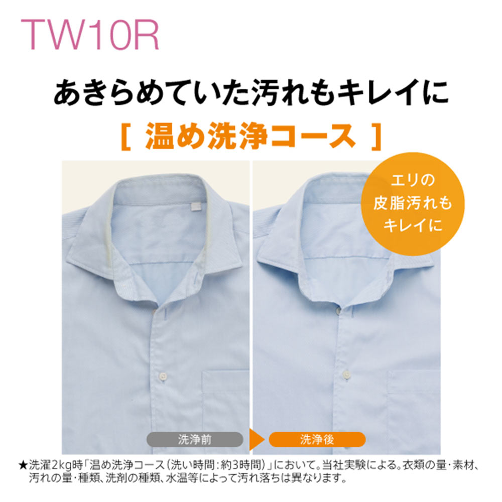 AQUA タテ型洗濯乾燥機 10.0kg ホワイト AQW-TW10R W / AQUA（アクア） / 洗濯機 / AQU10181_dt_09.jpg