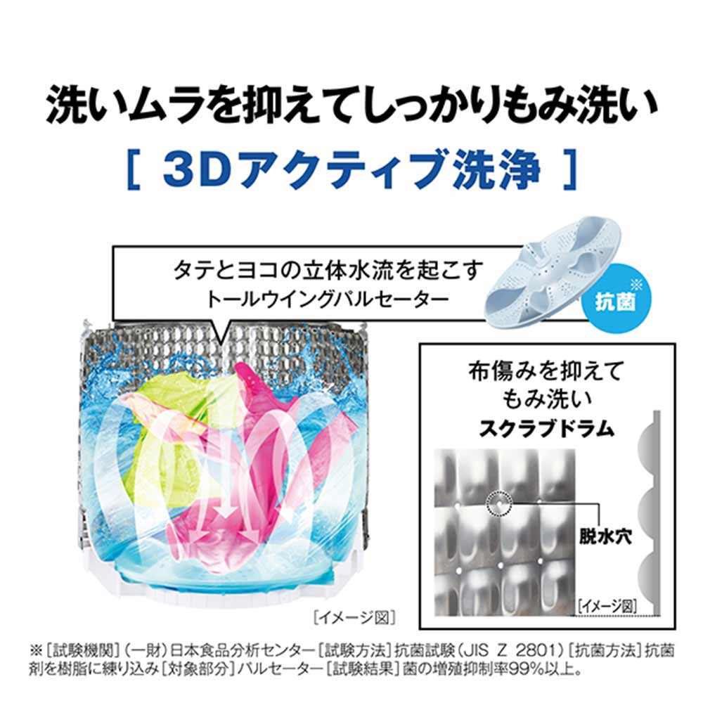 AQUA 全自動洗濯機 6.0kg ホワイト AQW-S6R W / AQUA（アクア） / 洗濯機 / AQU10200_dt_05.jpg