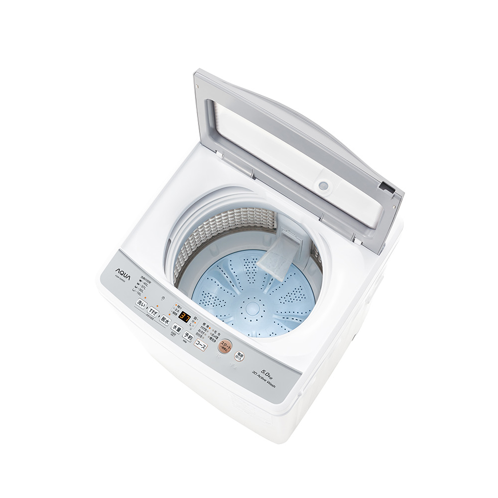 AQUA 全自動洗濯機 6.0kg ホワイト AQW-S5R W / AQUA（アクア） / 洗濯機 / AQU10201_dt_02.jpg