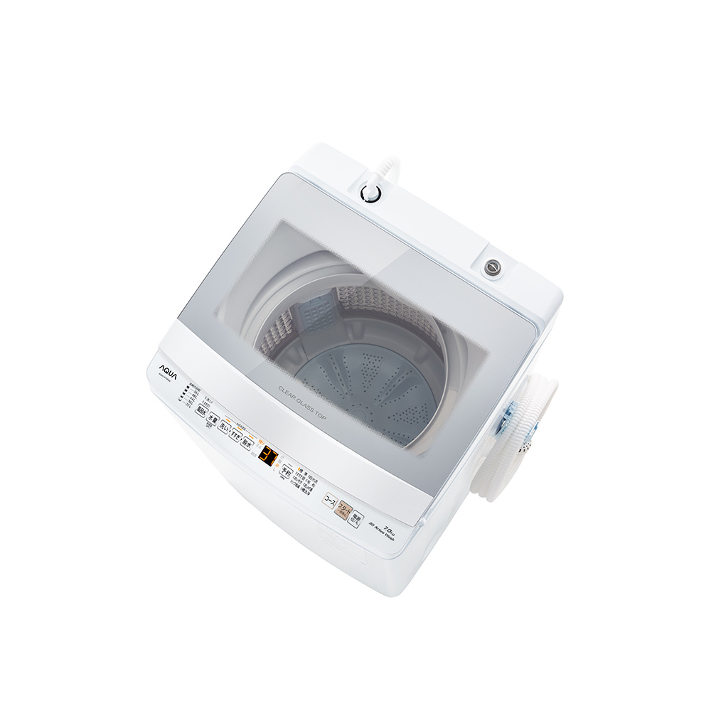 AQUA 全自動洗濯機 7.0kg ホワイト AQW-P7R W / AQUA（アクア） / 洗濯機 / AQU10205_dt_01.jpg