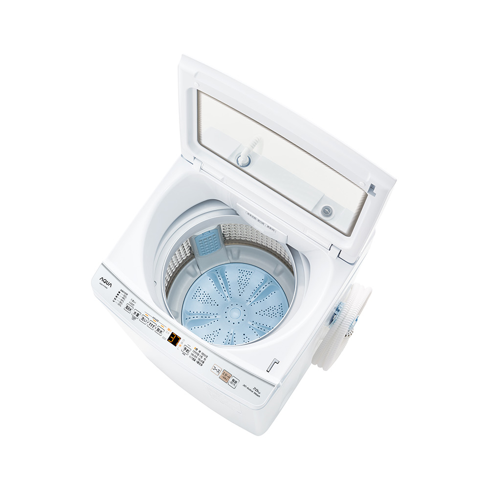 AQUA 全自動洗濯機 7.0kg ホワイト AQW-P7R W / AQUA（アクア） / 洗濯機 / AQU10205_dt_02.jpg