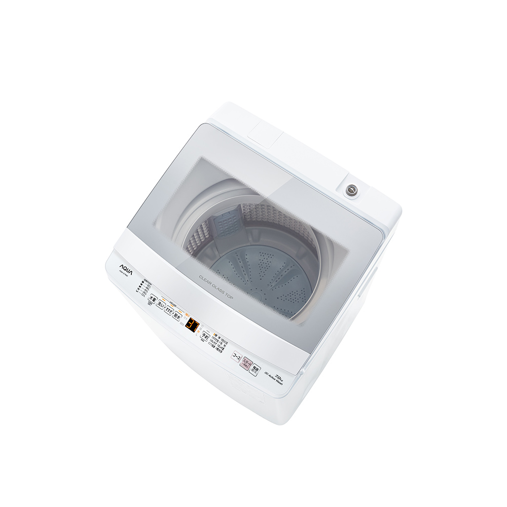 AQUA 全自動洗濯機 7.0kg ホワイト AQW-S7R W / AQUA（アクア） / 洗濯機 / AQU10206_dt_01.jpg