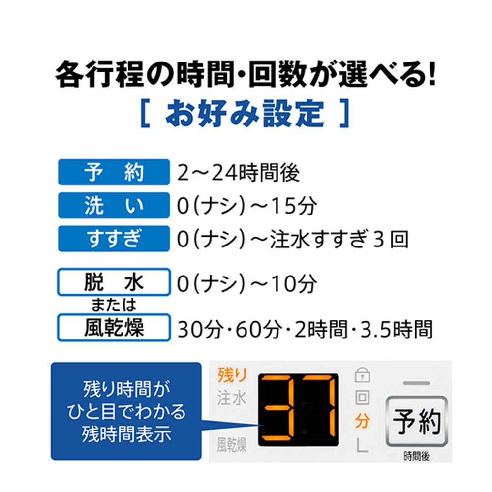 AQUA 全自動洗濯機 7.0kg ホワイト AQW-S7R W / AQUA（アクア） / 洗濯機 / AQU10206_dt_11.jpg
