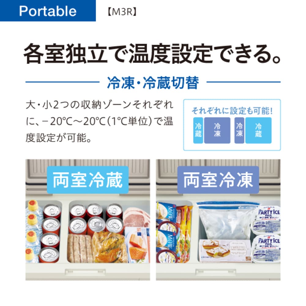 AQUA ポータブル冷蔵庫 30L グレージュ AQP-M3R / AQUA（アクア） / 冷蔵庫・冷凍庫 / AQU10217_dt_03.jpg