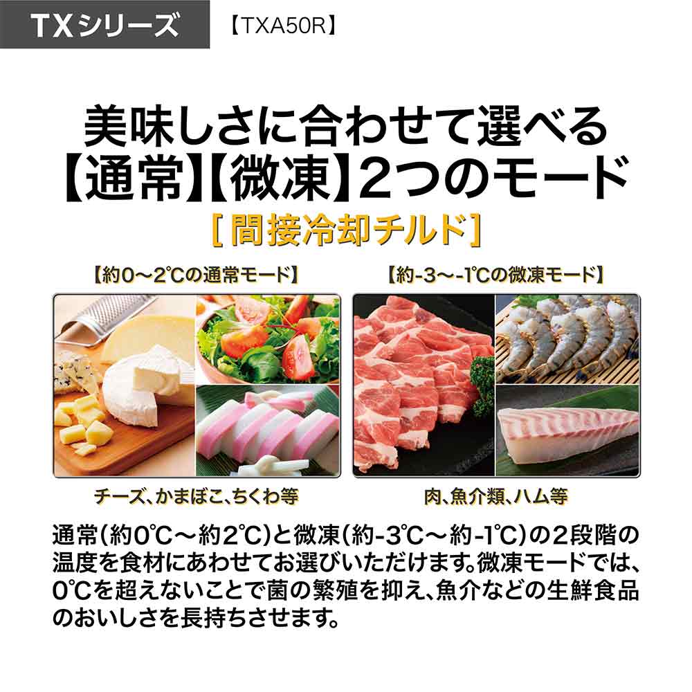 AQUA 5ドア冷蔵庫 TX SERIES 501L AQR-TXA50R (観音開き) / AQUA（アクア） / 冷蔵庫・冷凍庫 / AQU10220_dt_08.jpg