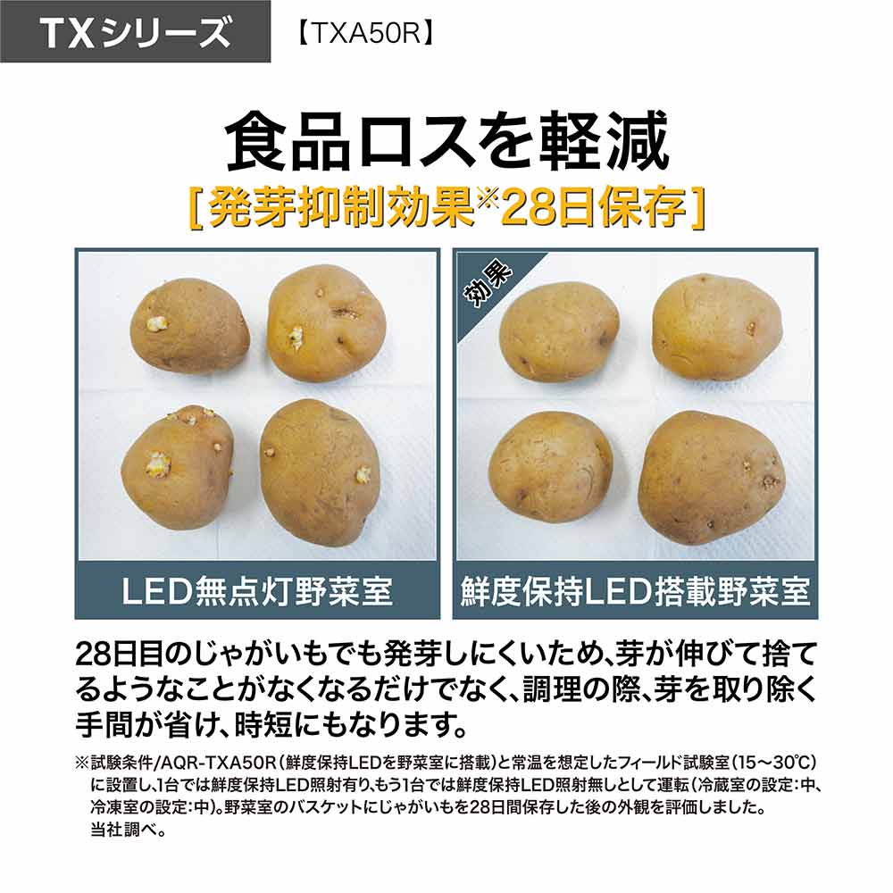AQUA 5ドア冷蔵庫 TX SERIES 501L AQR-TXA50R (観音開き) / AQUA（アクア） / 冷蔵庫・冷凍庫 / AQU10220_dt_32.jpg