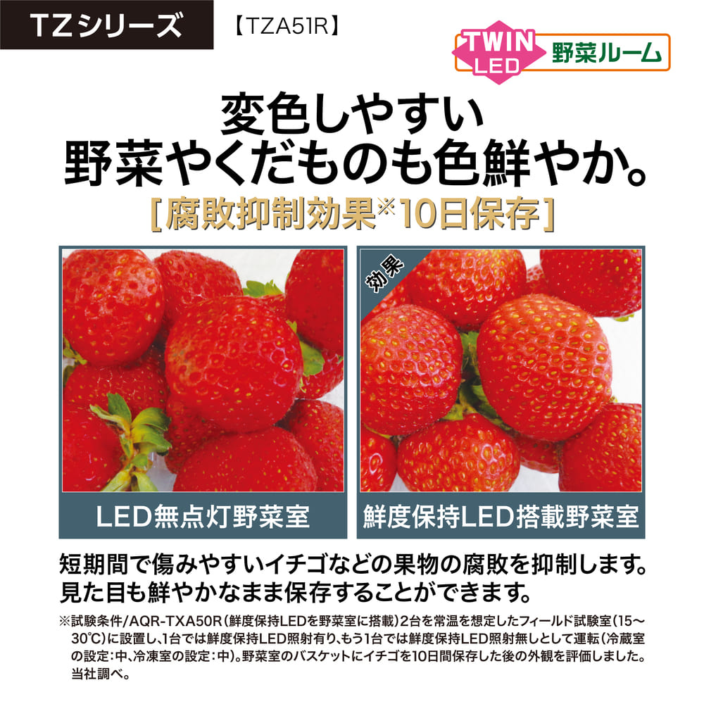 AQUA 4ドア冷蔵庫 TZ SERIES 512L AQR-TZA51R (観音開き) / AQUA（アクア） / 冷蔵庫・冷凍庫 / AQU10224_dt_24.jpg