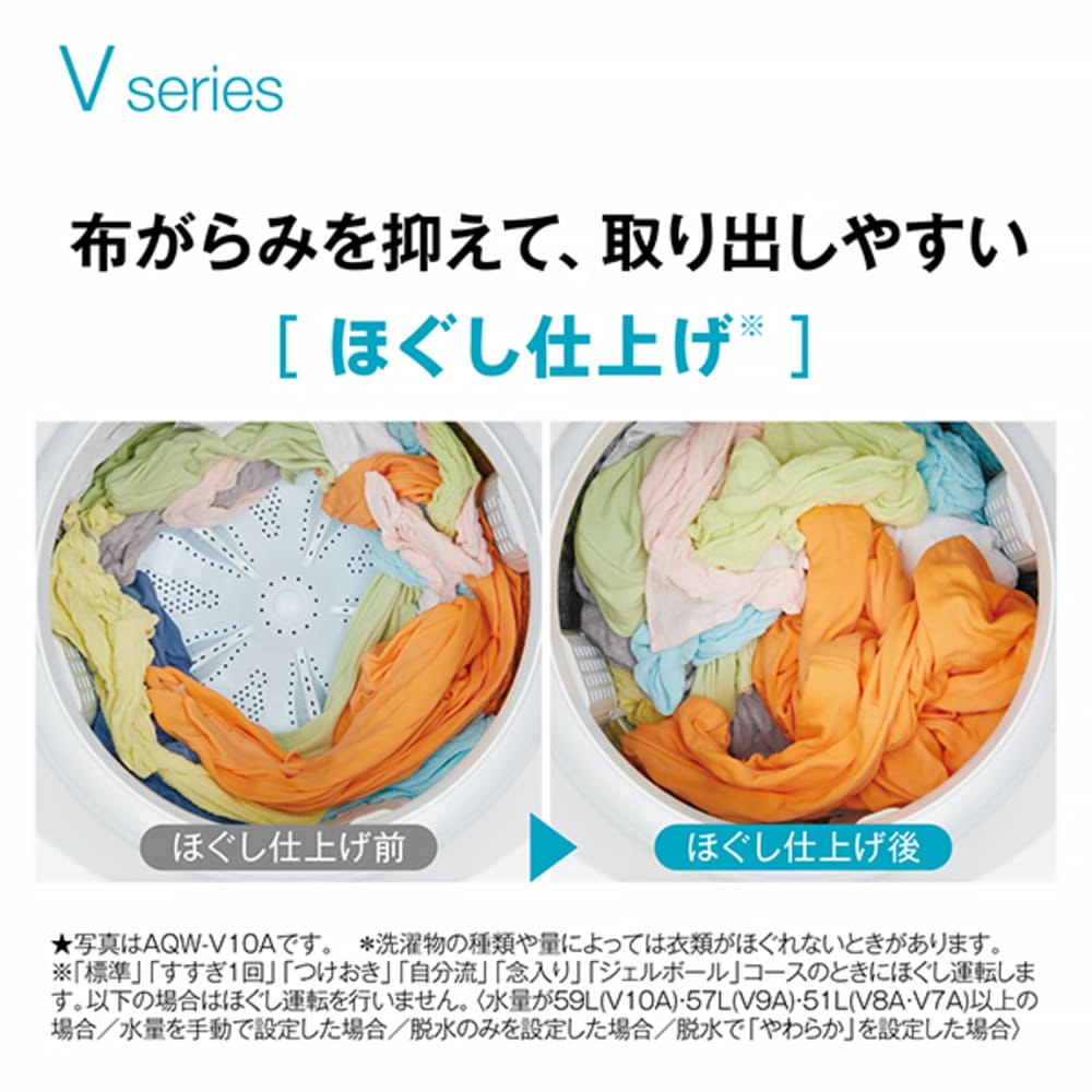 AQUA 全自動洗濯機 9.0kg ホワイト AQW-V9A-W / AQUA（アクア） / 洗濯機 / AQU10252_dt_07.jpg