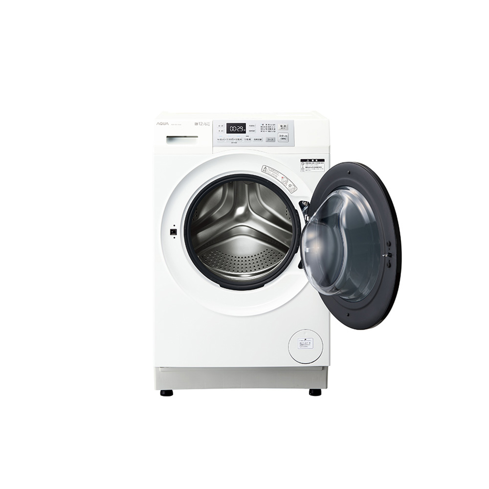 AQUA ドラム式洗濯乾燥機 まっ直ぐドラム 12.0kg ホワイト AQW-SD12A-R (右開き) / AQUA（アクア） / 洗濯機・乾燥機 / AQU10263_dt_01.jpg