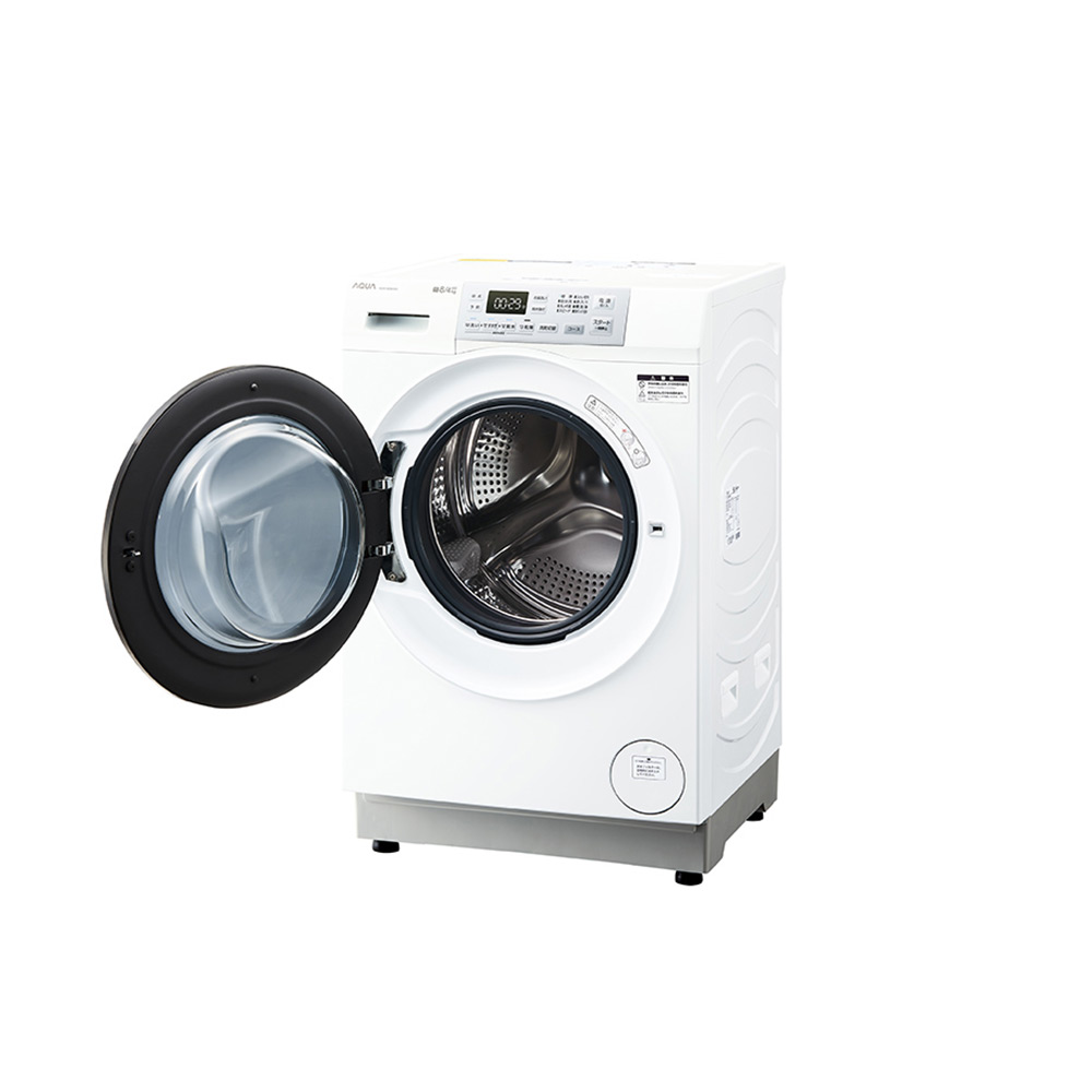 AQUA ドラム式洗濯乾燥機 まっ直ぐドラム 8.0kg ホワイト AQW-SD8A-L (左開き) / AQUA（アクア） / 洗濯機・乾燥機 / AQU10264_dt_01.jpg