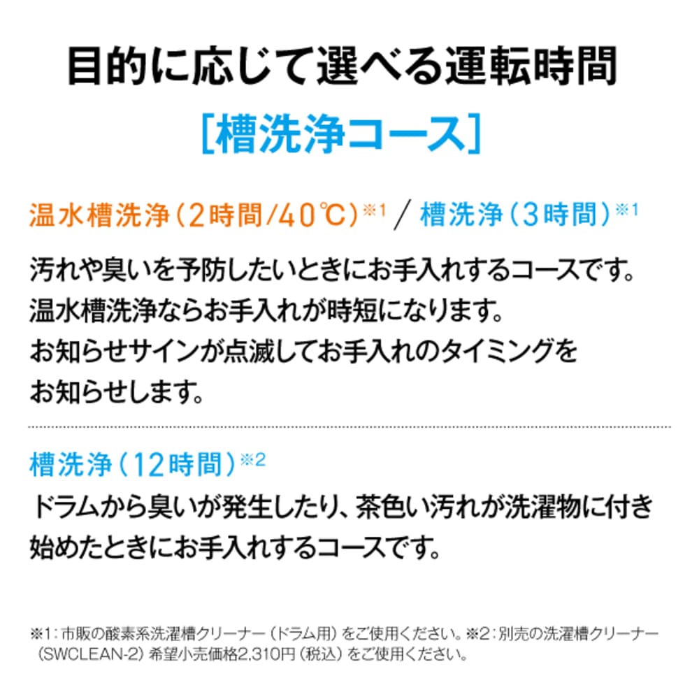 AQUA ドラム式洗濯乾燥機 まっ直ぐドラム 8.0kg ホワイト AQW-SD8A-R (右開き) / AQUA（アクア） / 洗濯機・乾燥機 / AQU10265_dt_18.jpg