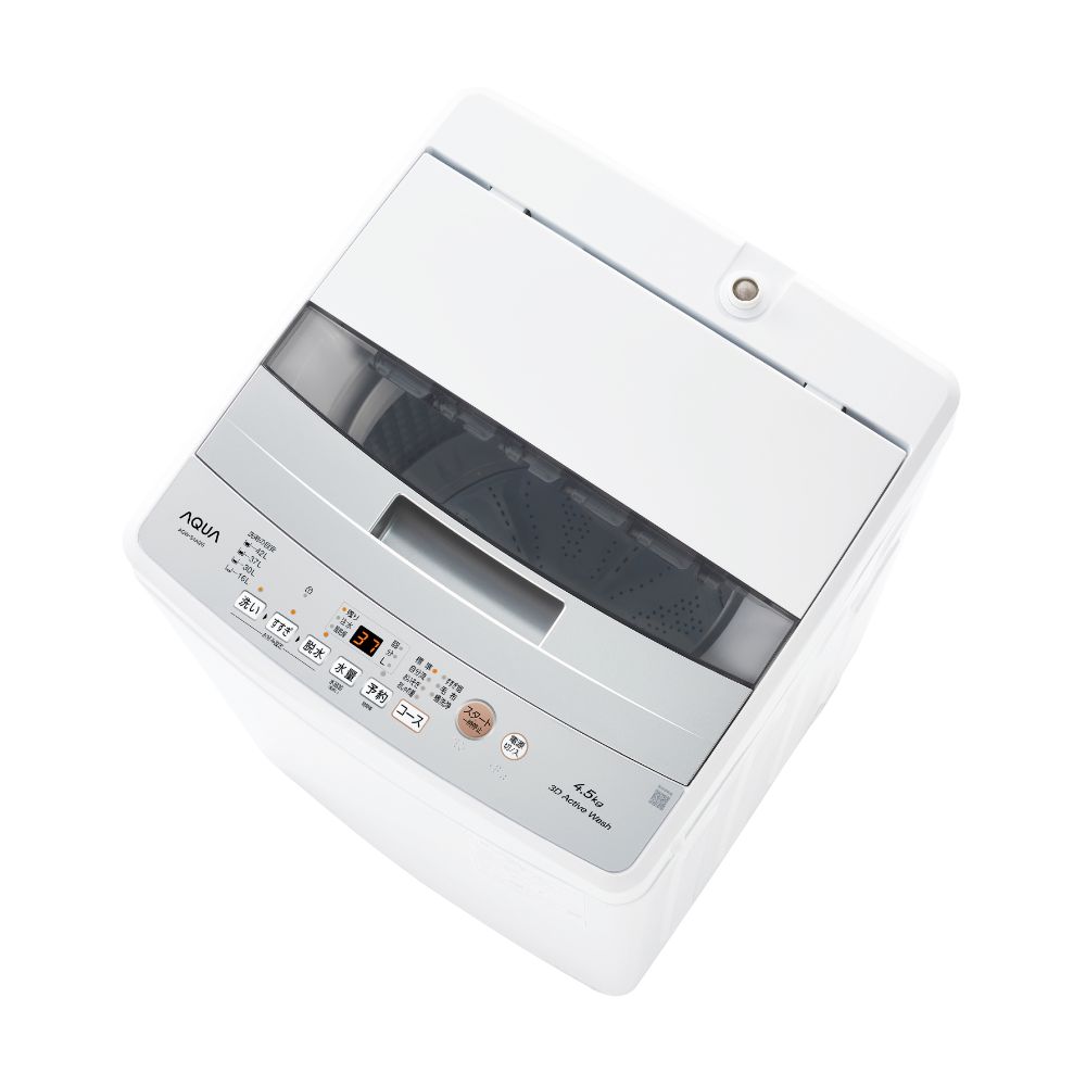 AQUA 全自動洗濯機 4.5kg ホワイト AQW-S4A-W / AQUA（アクア） / 洗濯機・乾燥機 / AQU10285_dt_02.jpg