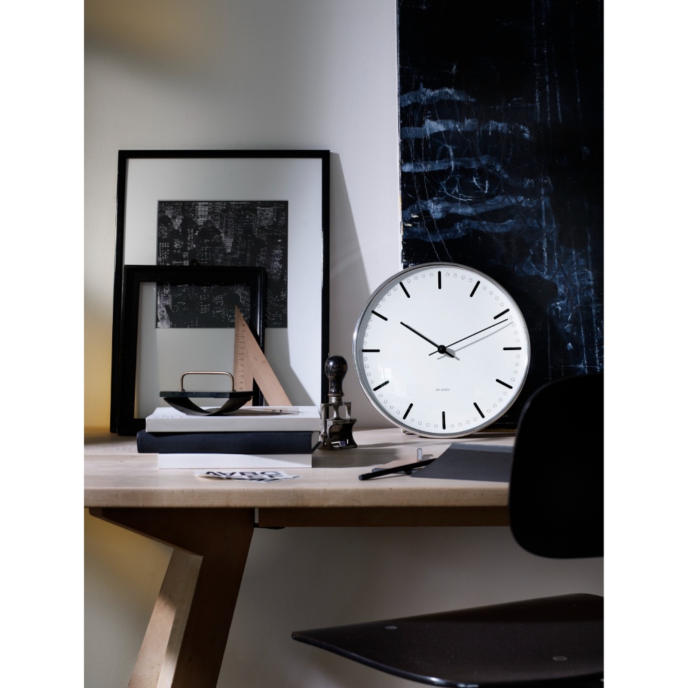 ARNE JACOBSEN Wall Clock CityHall 210mm / ARNE JACOBSEN（アルネヤコブセン） / 時計・壁掛け時計・置時計 / ARE10009_dt_01.jpg