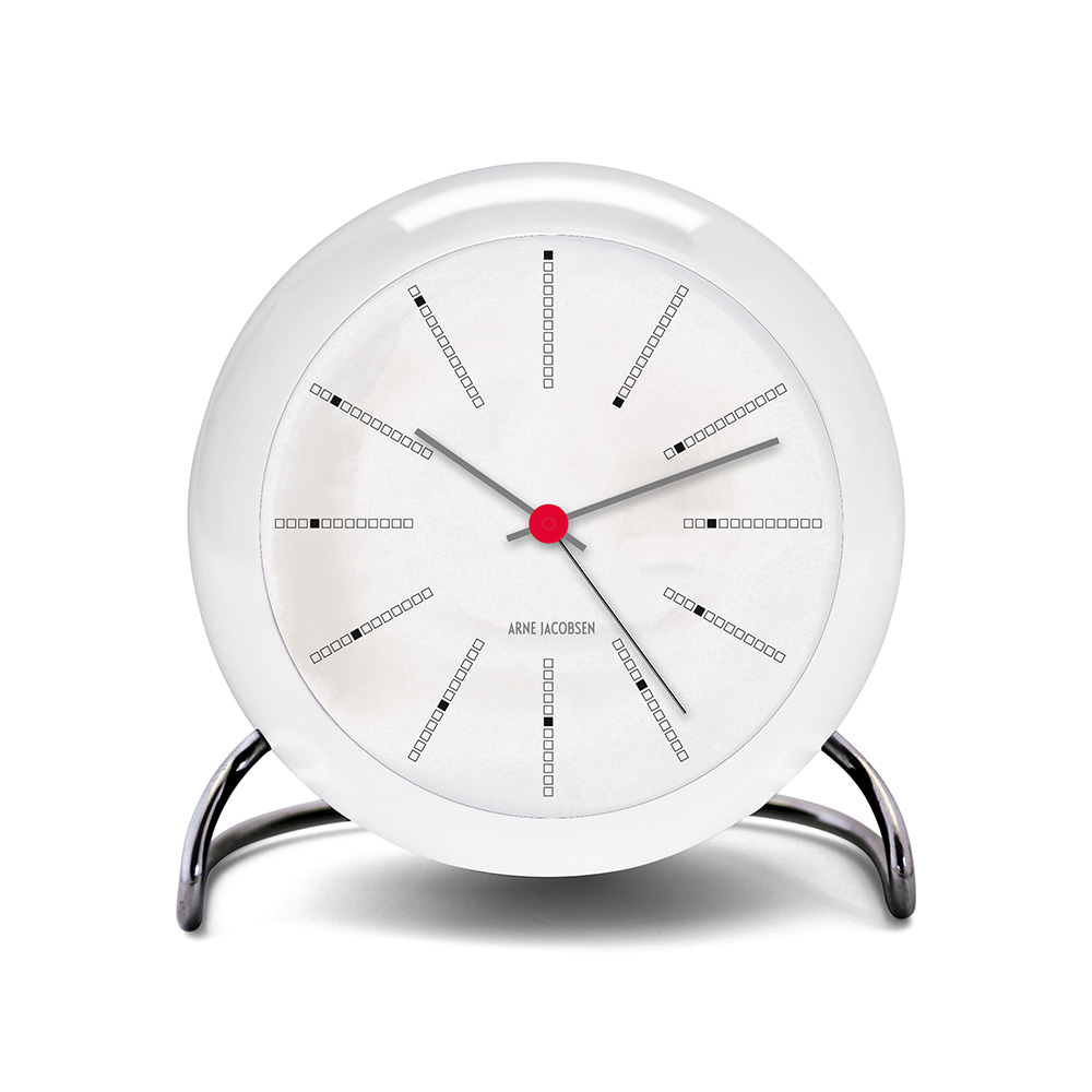 ARNE JACOBSEN Table Clock Bankers / ARNE JACOBSEN(アルネヤコブセン) / 時計・壁掛け時計・置時計 / ARE10020WHT_ma.jpg