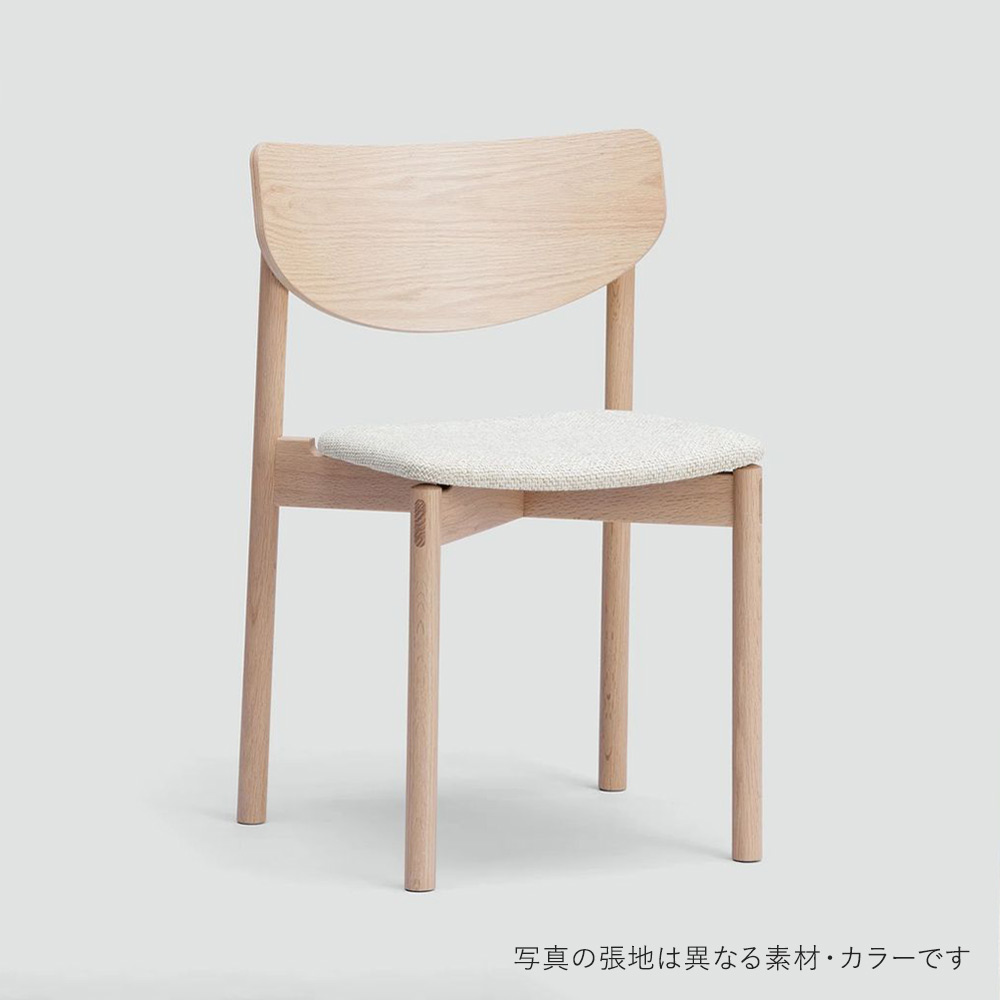 Hane Chair Oak White 座面張地(Molly2) ARIAKE / ARIAKE（アリアケ） / ダイニングチェア / ARI10033GRY_ma.jpg