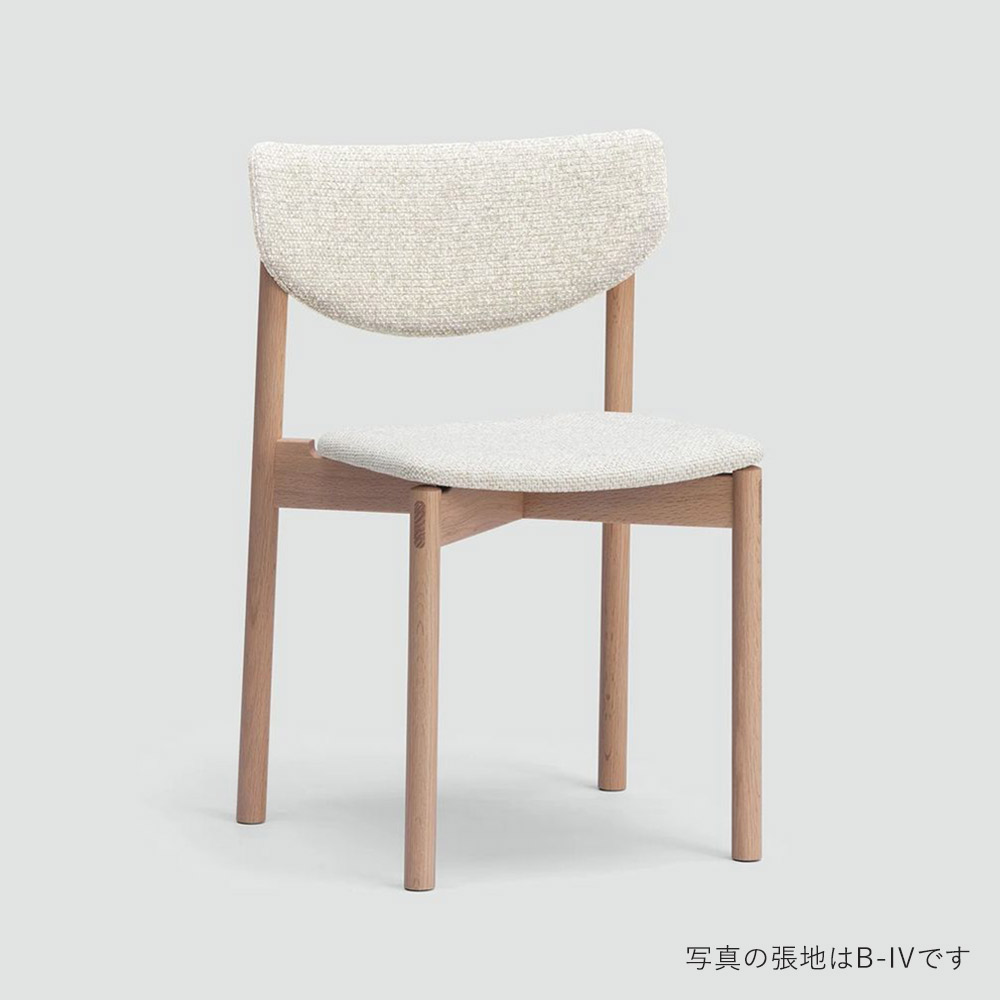 Hane Chair Oak White 背・座面張地(Baton) ARIAKE / ARIAKE（アリアケ） / ダイニングチェア / ARI10041BLK_ma.jpg
