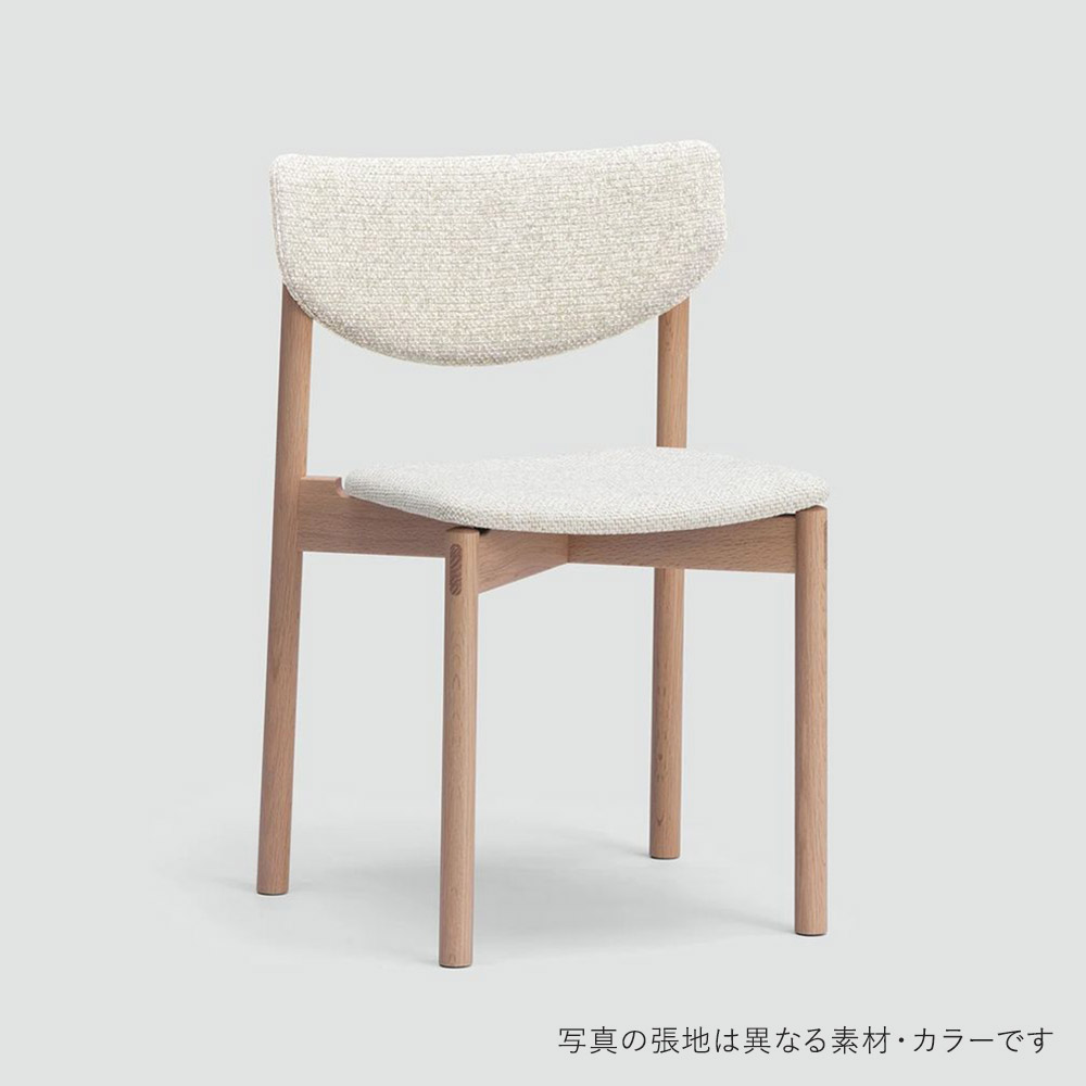 Hane Chair Oak White 背・座面張地(Maple) ARIAKE / ARIAKE（アリアケ） / ダイニングチェア / ARI10045BLK_ma.jpg