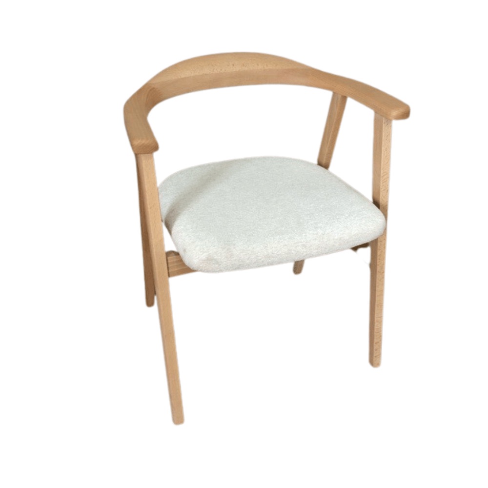 Calore KINOSHITA Coccole CHAIR 木製アームチェア C292 / Calore（カロレ） / ダイニングチェア / AWN30062WHT_ma.jpg