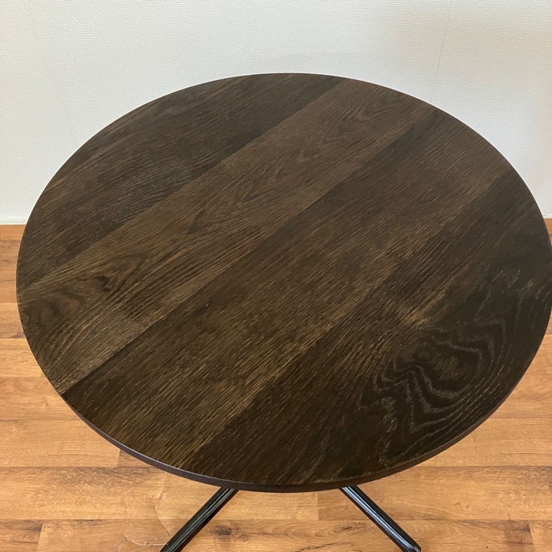 SQUARE ROOTS NEW BISTRO ROUND TABLE 680  SEARED OAK インダストリアル OHW / SQUARE ROOTS（スクエアルーツ） / ラウンドテーブル・丸テーブル / AWN30084_dt_06.jpg