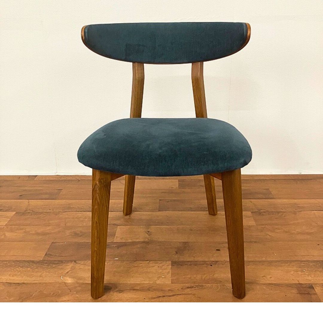 SQUARE ROOTS BOMA CHAIR SMOKED OAK/NAVY FABRIC ブラウン OHW / SQUARE ROOTS（スクエアルーツ） / ダイニングチェア / AWN30086_dt_01.jpg