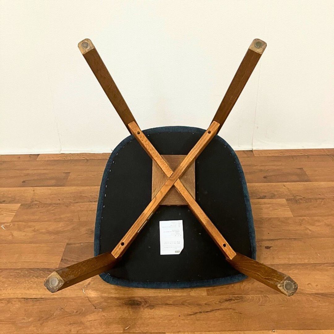SQUARE ROOTS BOMA CHAIR SMOKED OAK/NAVY FABRIC ブラウン OHW / SQUARE ROOTS（スクエアルーツ） / ダイニングチェア / AWN30086_dt_02.jpg