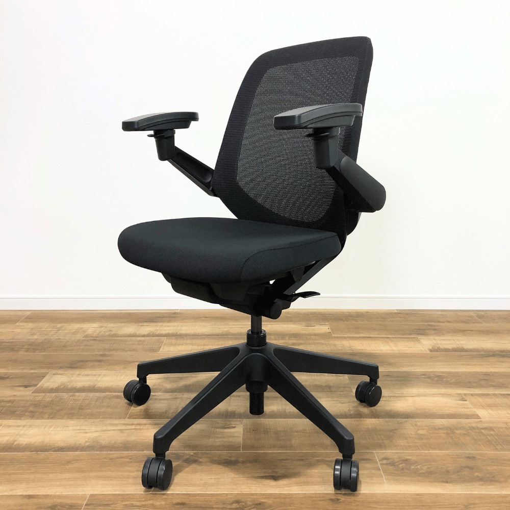 ITOKI nort chair ノートチェア 2023年製  KJ-187JV1T1T1 Work Chair 可動肘 OHW / ITOKI（イトーキ） / オフィスチェア・ワークチェア / AWN30118BLK_ma.jpg