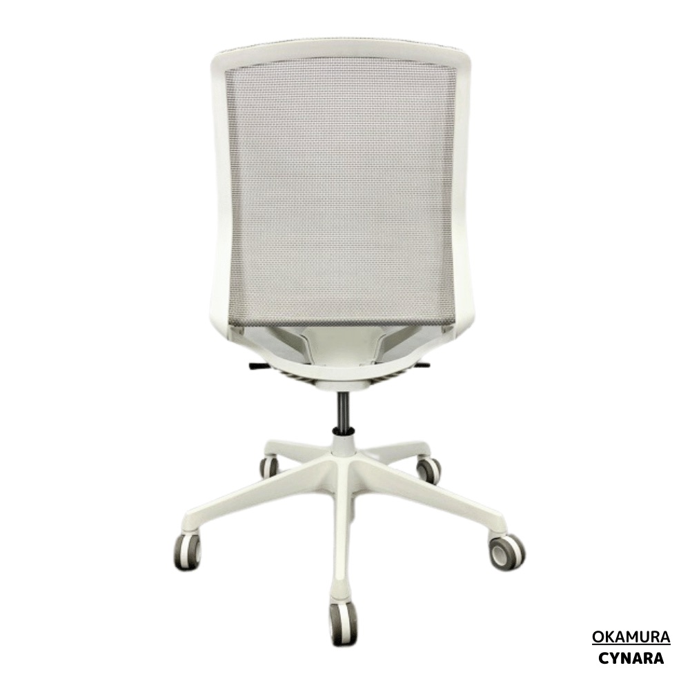 OKAMURA CYNARA 肘なし ホワイトボディ ウレタンキャスター ホワイト CD76CK F2X2 2021年製 OHW / OKAMURA（オカムラ） / オフィスチェア・ワークチェア / AWN30175_dt_05.jpg