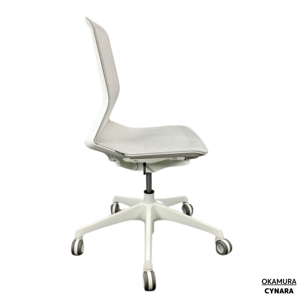 OKAMURA CYNARA 肘なし ホワイトボディ ウレタンキャスター ホワイト CD76CK F2X2 2021年製 OHW / OKAMURA（オカムラ） / オフィスチェア・ワークチェア / AWN30175_dt_08.jpg