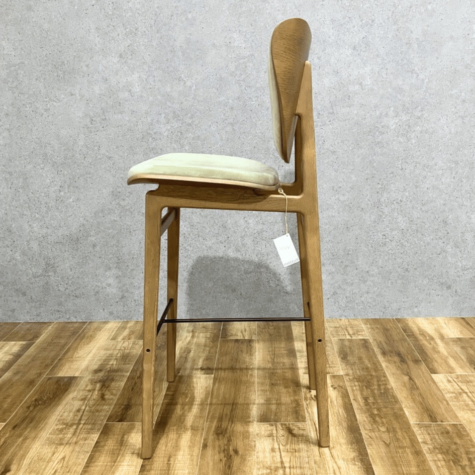 NORR11 Elephant Bar  Stool Light Smoked Oak Velvet  Light Green 75cm OHW / NORR11（ノアイレブン） / スツール / AWN30188_dt_07.jpg