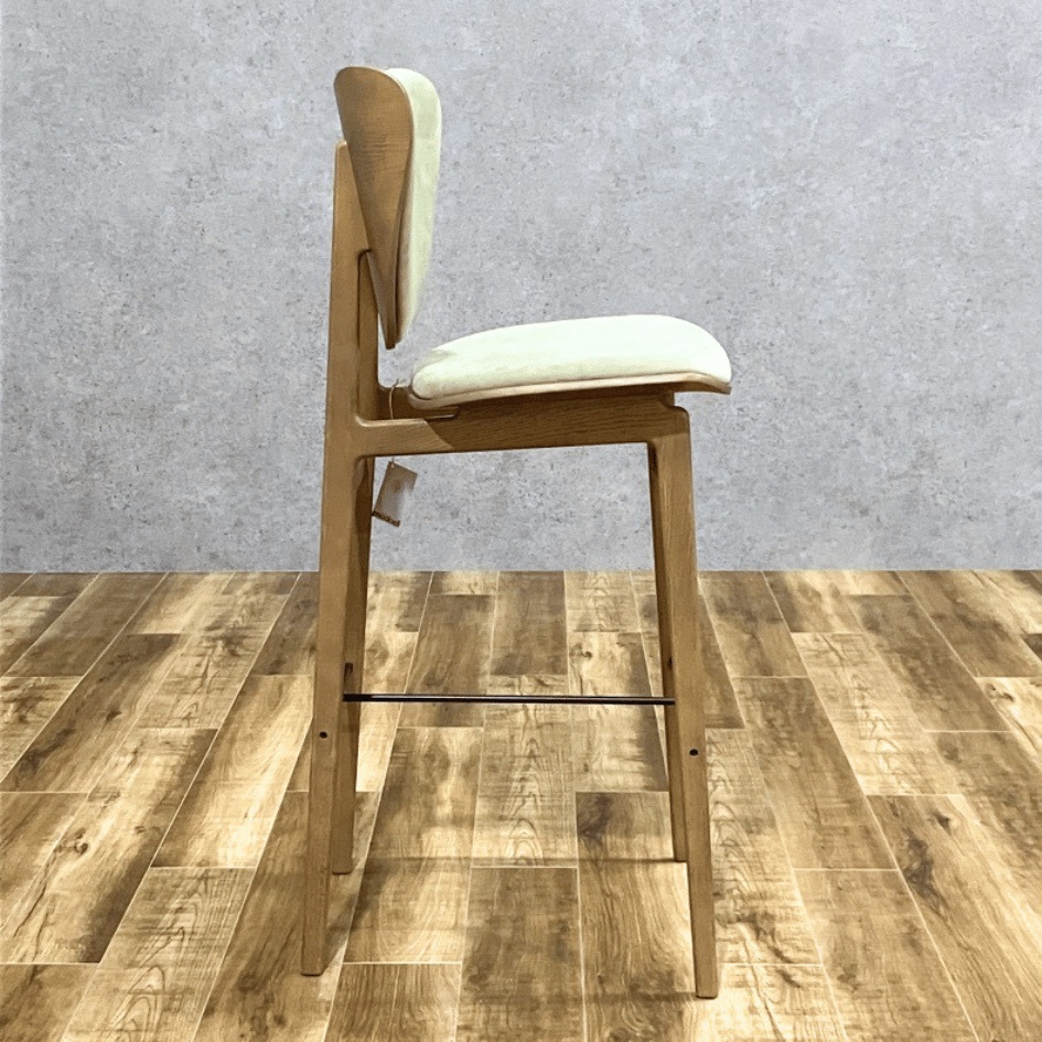 NORR11 Elephant Bar  Stool Light Smoked Oak Velvet  Light Green 75cm OHW / NORR11（ノアイレブン） / スツール / AWN30188_dt_08.jpg