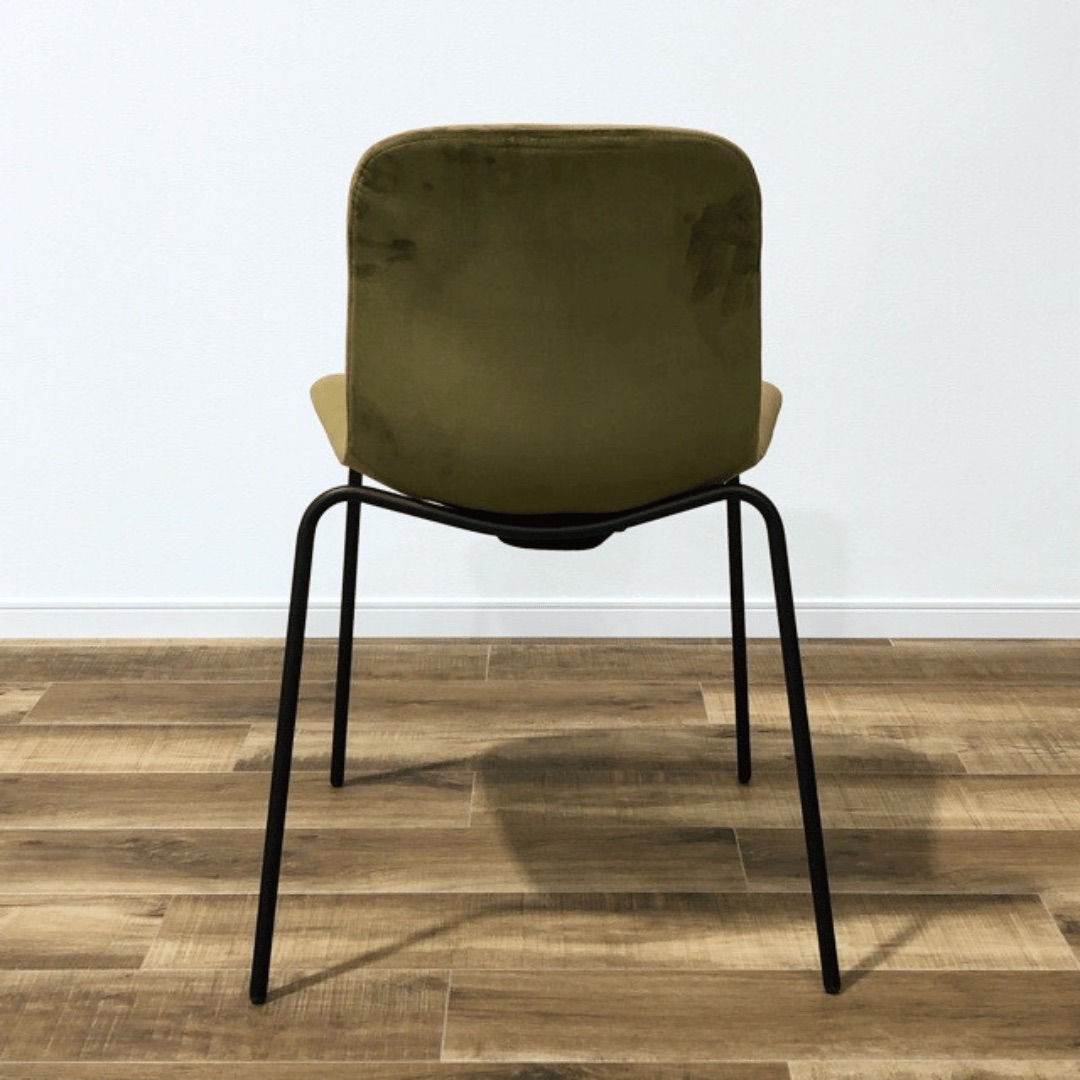 NORR11 Langue Chair Soft Steel Velvet / Black Frame OHW / NORR11（ノアイレブン） / ダイニングチェア / AWN30207_dt_01.jpg