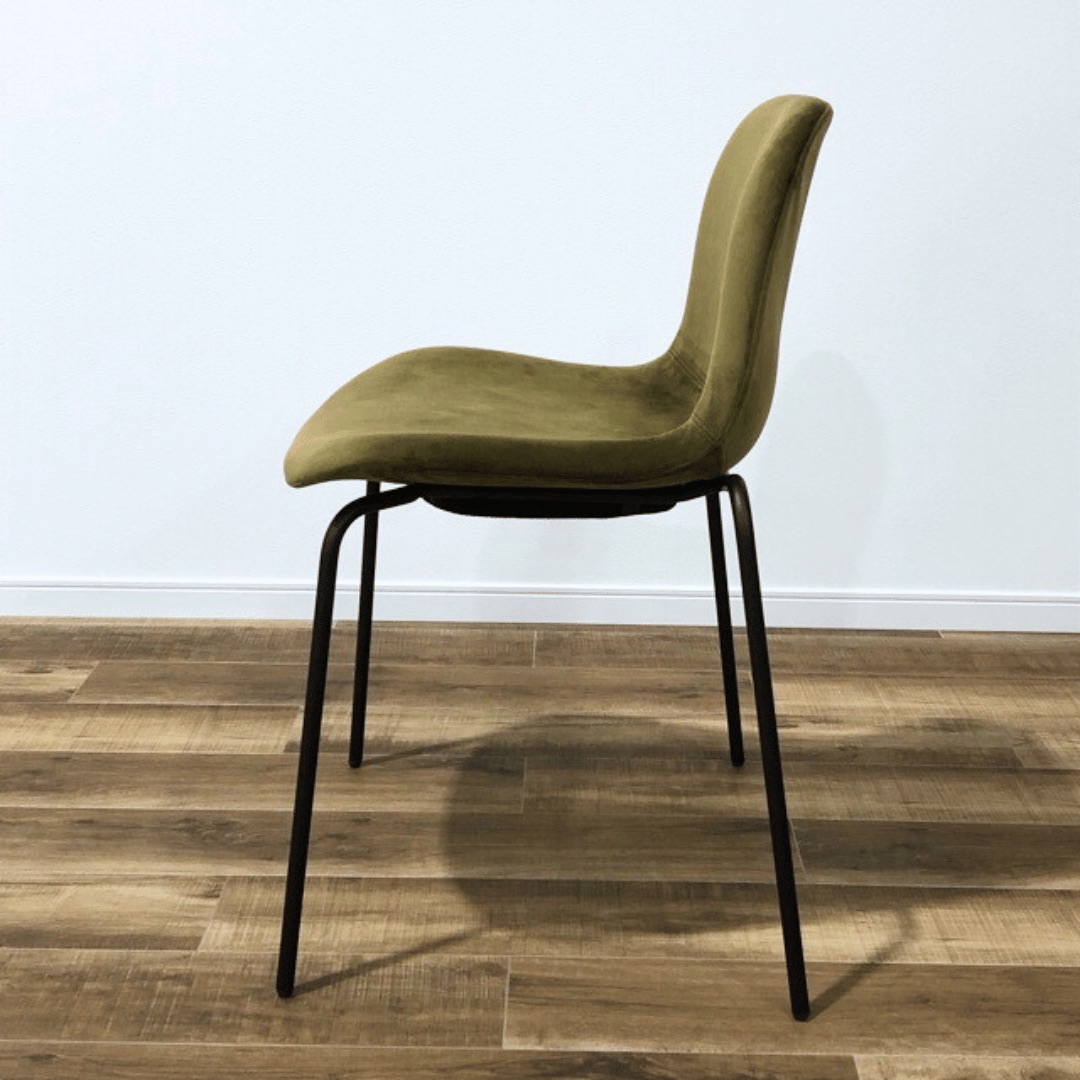 NORR11 Langue Chair Soft Steel Velvet / Black Frame OHW / NORR11（ノアイレブン） / ダイニングチェア / AWN30207_dt_04.jpg