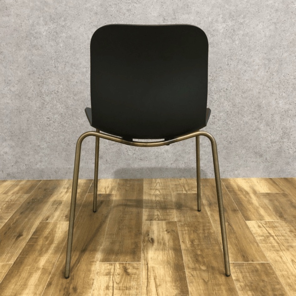 NORR11 LANGUE CHAIR Steel  Brass Frame BLACK OHW / NORR11（ノアイレブン） / ダイニングチェア / AWN30210_dt_02.jpg