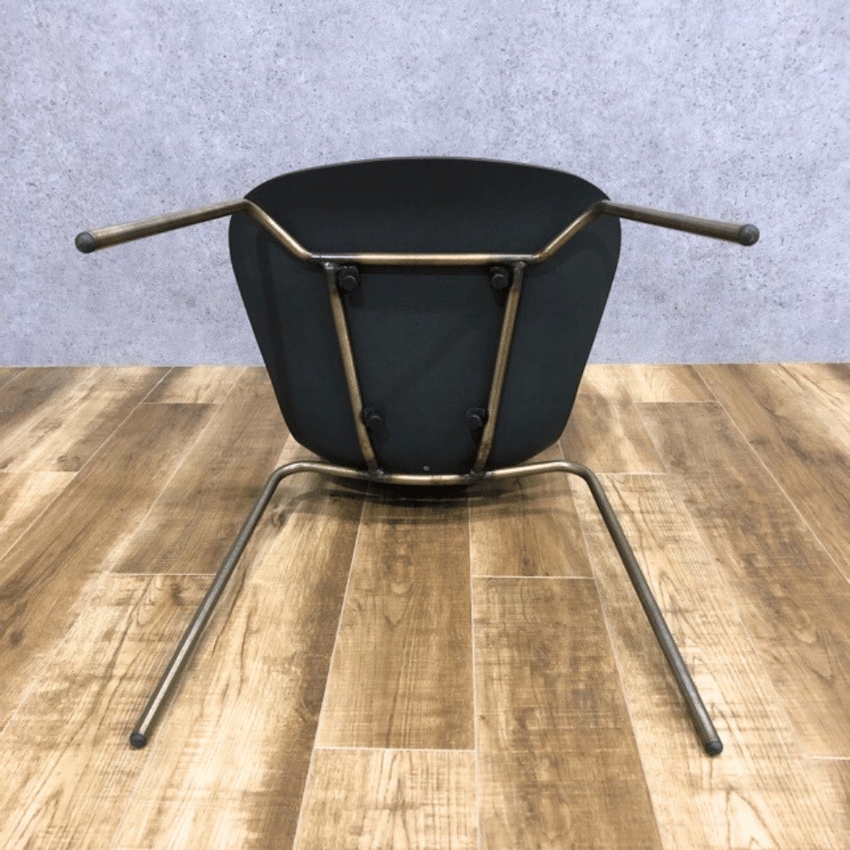 NORR11 LANGUE CHAIR Steel  Brass Frame BLACK OHW / NORR11（ノアイレブン） / ダイニングチェア / AWN30210_dt_05.jpg