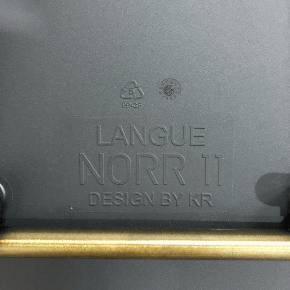 NORR11 LANGUE CHAIR Steel  Brass Frame BLACK OHW / NORR11（ノアイレブン） / ダイニングチェア / AWN30210_dt_08.jpg