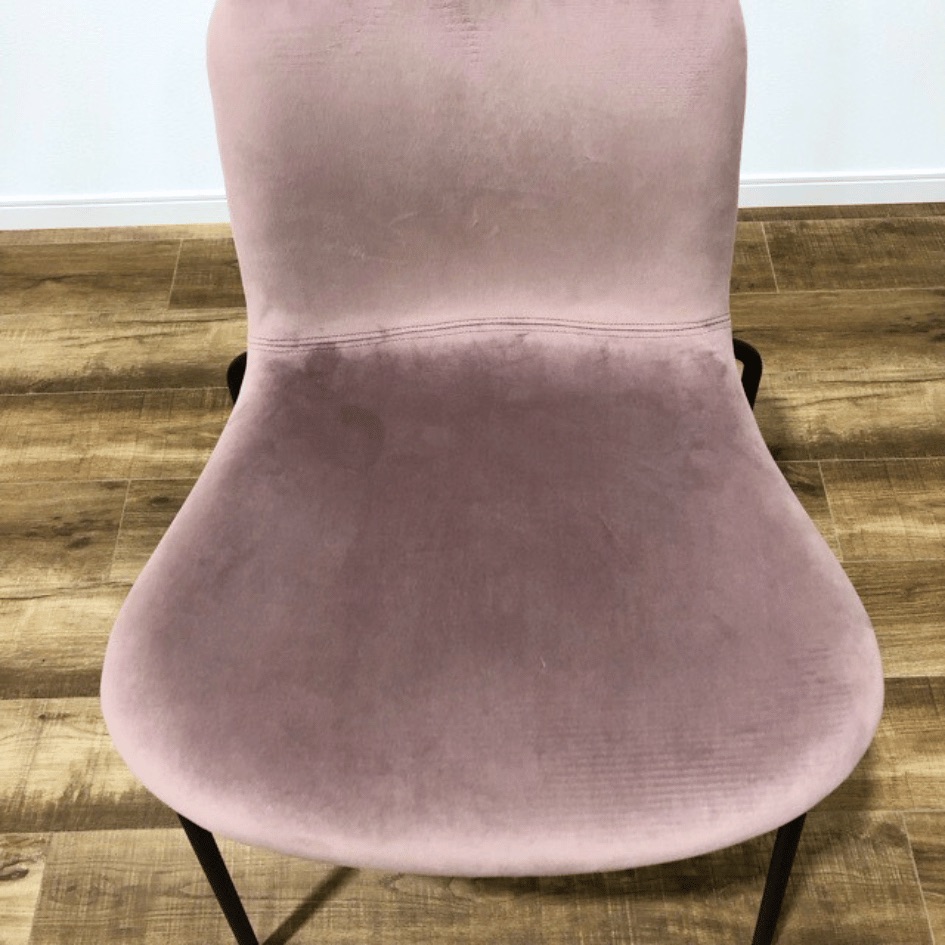 NORR11 Langue Chair Soft Steel Velvet  Black Frame Pink OHW / NORR11（ノアイレブン） / ダイニングチェア / AWN30219_dt_05.jpg