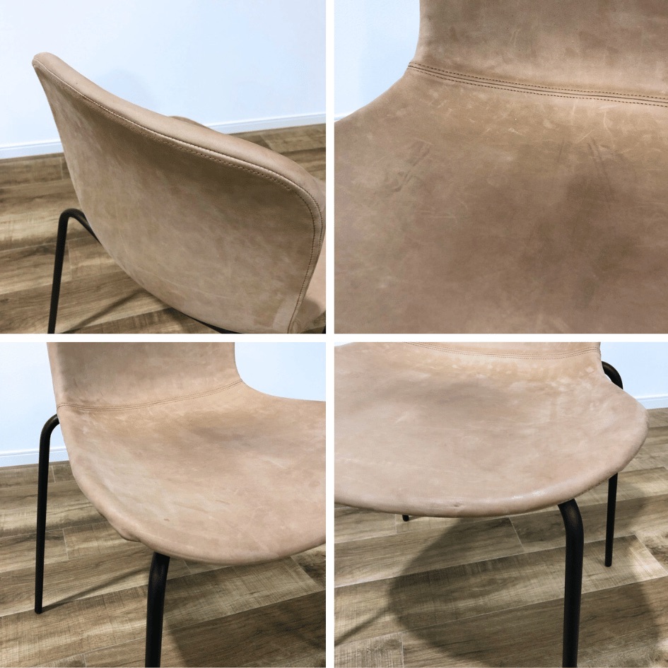 NORR11 Langue Chair Soft Steel  Black Frame Camel LEATHER OHW / NORR11（ノアイレブン） / ダイニングチェア / AWN30224_dt_05.jpg