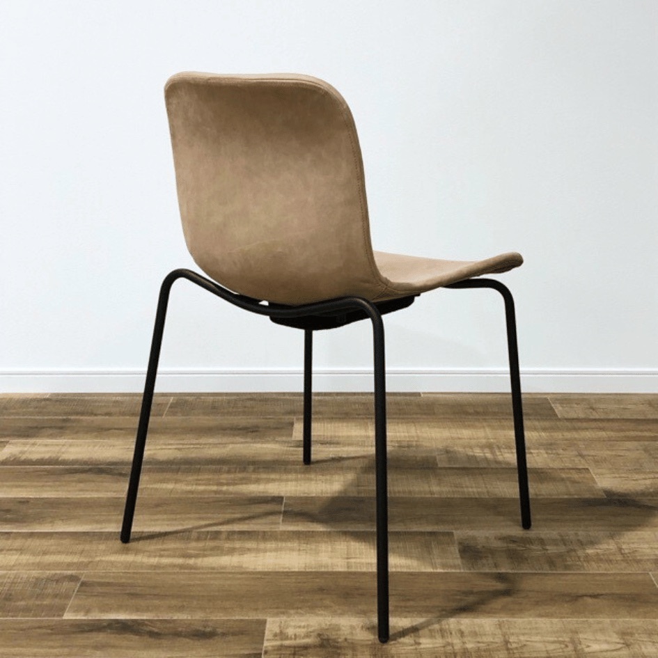 NORR11 Langue Chair Soft Steel  Black Frame Camel LEATHER OHW / NORR11（ノアイレブン） / ダイニングチェア / AWN30224_dt_07.jpg
