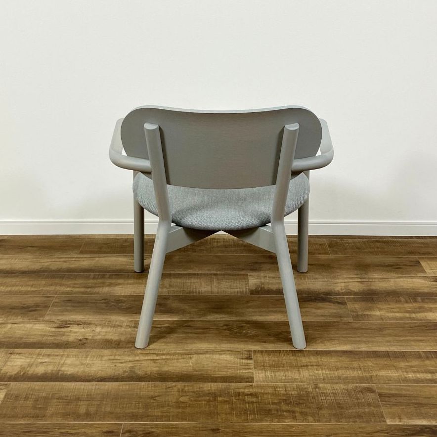 Karimoku New Standard CASTOR LOW CHAIR PAD grain gray / Karimoku New Standard（カリモクニュースタンダード） / ラウンジチェア / AWN30322_dt_03.jpg
