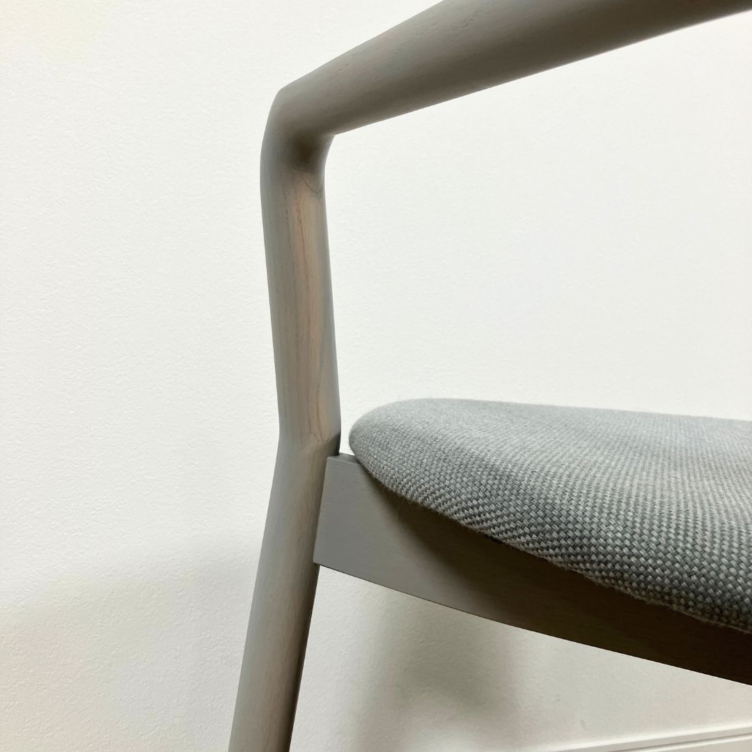 Karimoku New Standard CASTOR LOW CHAIR PAD grain gray / Karimoku New Standard（カリモクニュースタンダード） / ラウンジチェア / AWN30322_dt_09.jpg