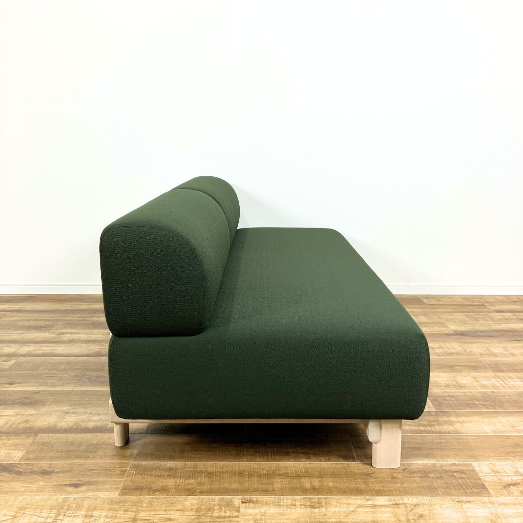 Karimoku New Standard Elephant Sofa 3-Seater Bench Dark Green / Karimoku New Standard（カリモクニュースタンダード） / 3人掛けソファ / AWN30366_dt_04.jpg