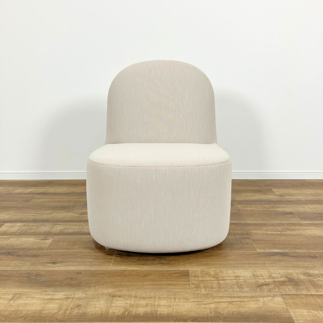 Karimoku New Standard Polar Lounge Chair S (Uniform Melange) Beige / Karimoku New Standard（カリモクニュースタンダード） / ラウンジチェア / AWN30375_dt_01.jpg