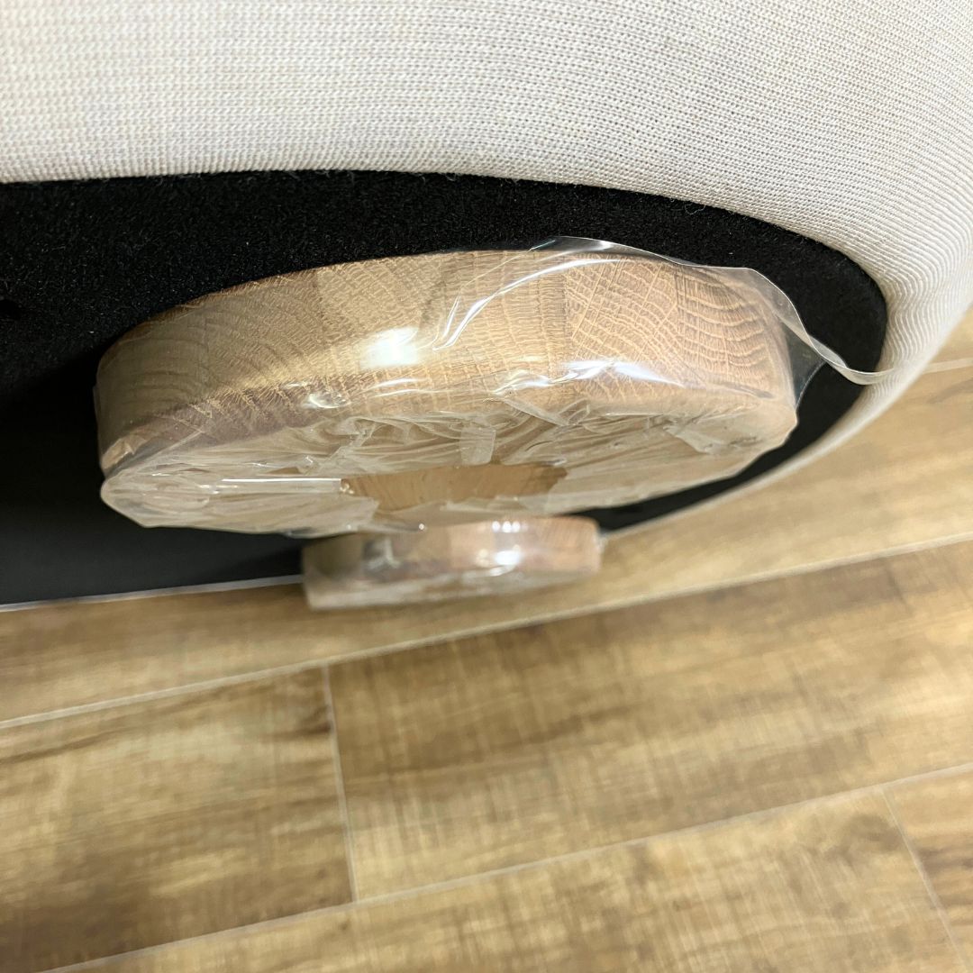 Karimoku New Standard Polar Lounge Chair S (Uniform Melange) Beige / Karimoku New Standard（カリモクニュースタンダード） / ラウンジチェア / AWN30375_dt_12.jpg